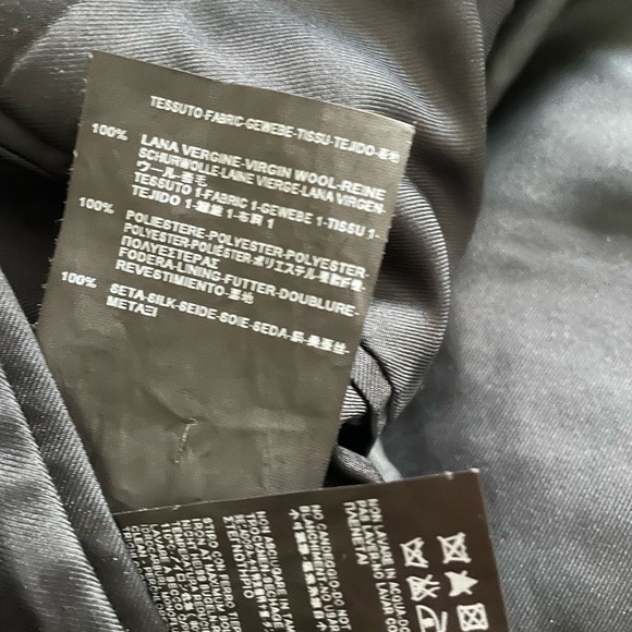 Pre-owned Saint Laurent Black Wool Shawl Collar Tuxedo Blazer. Hedi Slimane era - Picture 6 of 7